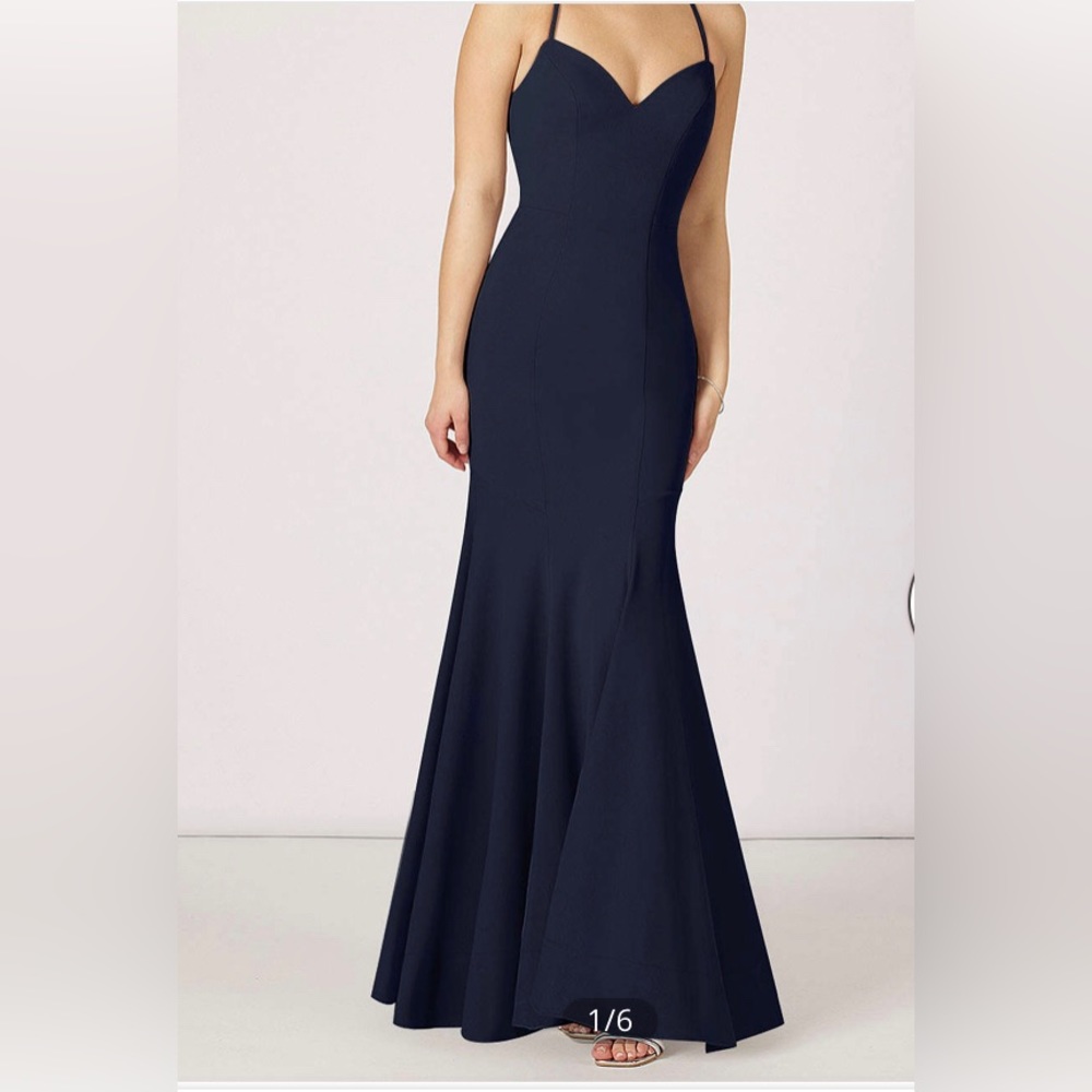 Azazie Black Wedding Dress